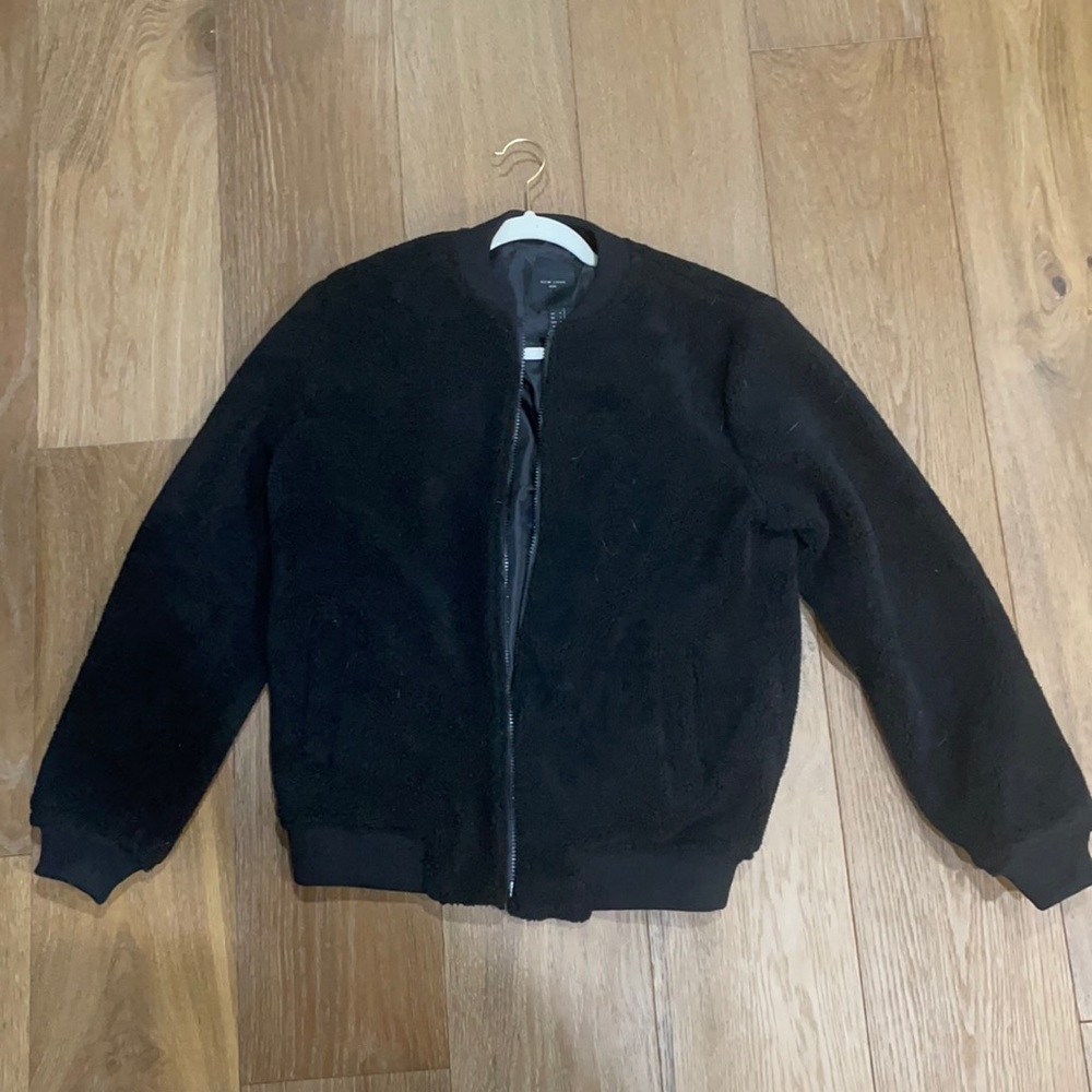 New Look Fleece Bomber Jacket